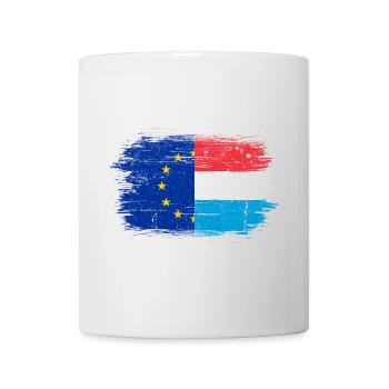 Brushed EU Dutch Flag Fusion - Mug - white - Front