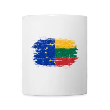 EU Lithuania Flag Blend - Mug - white - Front