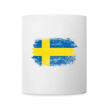 Swedish Brush Flag - Mug - white - Front