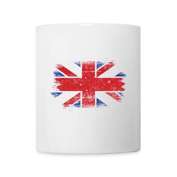 Brushstroke Union Jack Flag - Mug - white - Front