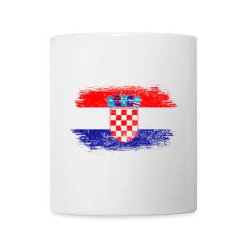 Croatia Crest Card Montage - Mug - white - Front