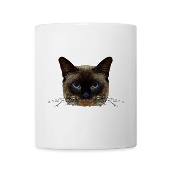 Siam katze, süße Tees, closing - Tasse - Weiß - Vorne