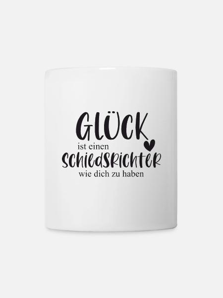 Schiedsrichter Sport Sportart Schiri Fußball - Tasse - Weiß