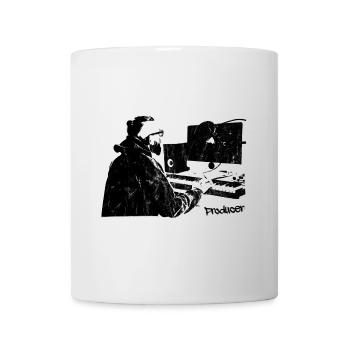 Producer Music Studio Illustration - Mug - white - Front