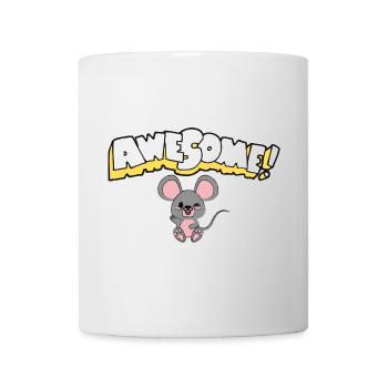 Großartiger Maus-Cartoon-Cheer - Tasse - Weiß - Vorne