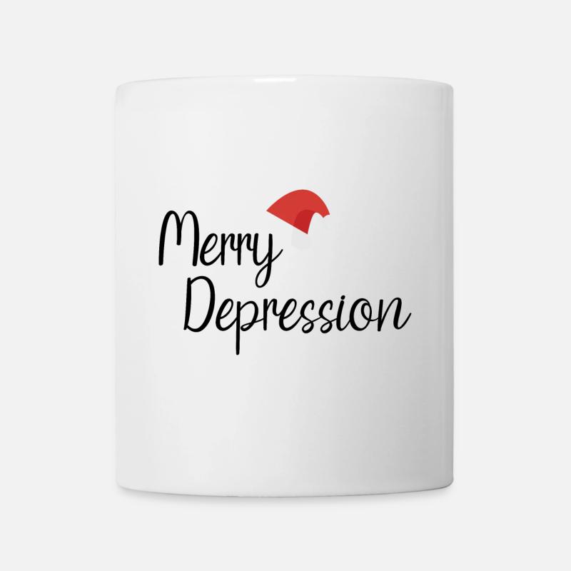Merry Depression - Tasse - Weiß