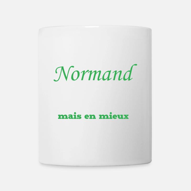 Normand meilleur que Breton - Mug blanc - blanc