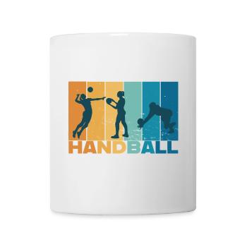 Handball Handballer Vintage Geschenk - Tasse - Weiß - Vorne