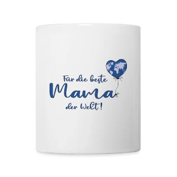 Für die beste Mama der Welt - Tasse - Weiß - Vorne