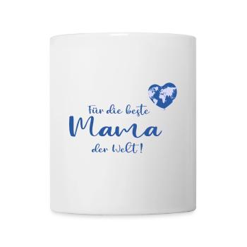 Für die beste Mama der Welt - Tasse - Weiß - Vorne