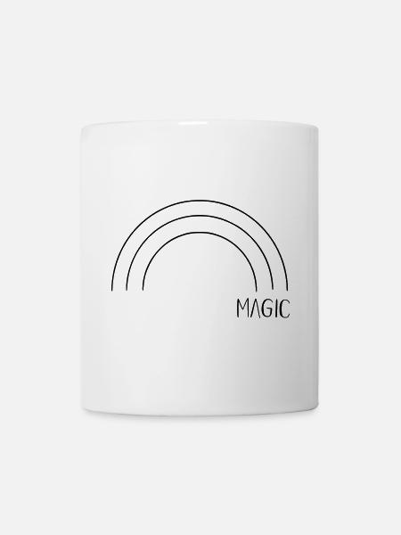 Magic Regenbogen - Tasse - Weiß