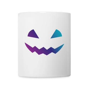 Halloween Kürbis Design Gesicht verkleidungen - Tasse - Weiß - Vorne
