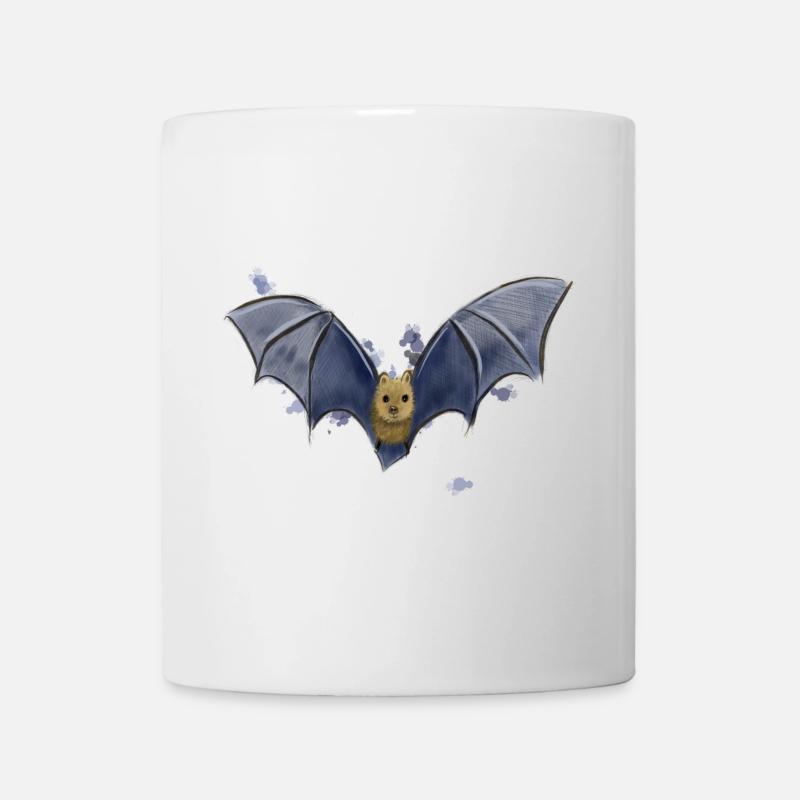 Fledermaus - Tasse - Weiß