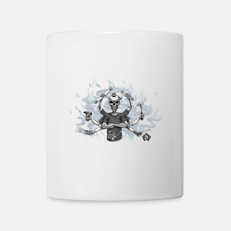 Allrounder, Multitalent, Hausmeister, Handwerker - Tasse - Weiß