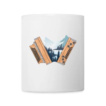 Styrian Harmonica Home Winter | ZiachON! - Mug - white - Front