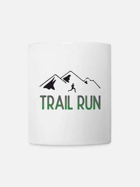 Course de sentier - Mug blanc - blanc