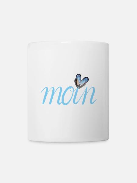 moin Nordsee Ostsee Meer - Tasse - Weiß