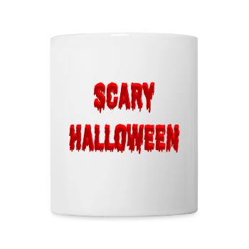 Sprüche, halloween Outfits, Bluttropfen - Tasse - Weiß - Vorne