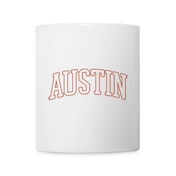 Austin Varsity Arc Schrift - Tasse - Weiß - Vorne