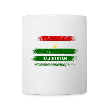 Tajikistan vintage flag - Mug - white - Front
