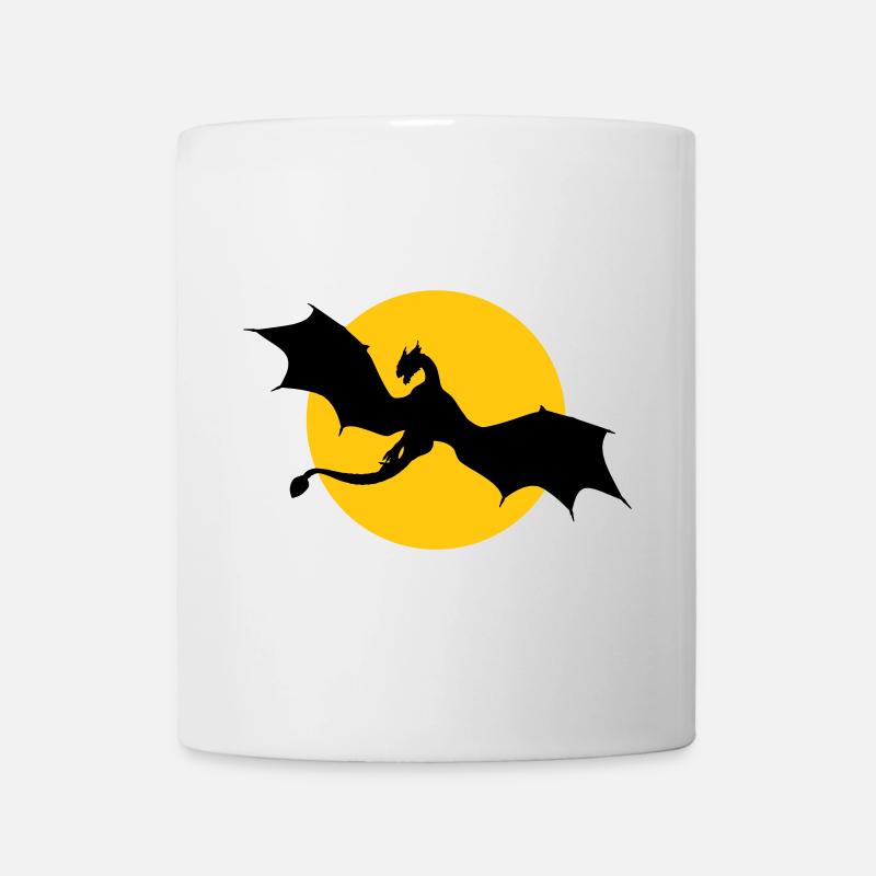 Dragon pour le soleil - changez les couleurs - Mug blanc - blanc
