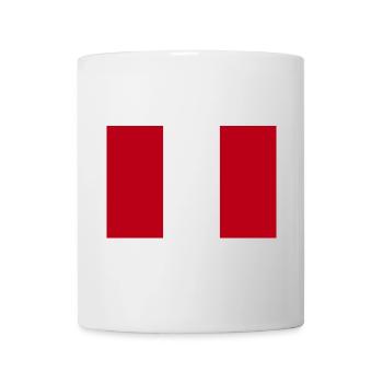 Peru National Flag - Mug - white - Front