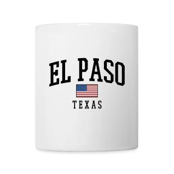 El Paso Texas Retro Shirt - Tasse - Weiß - Vorne