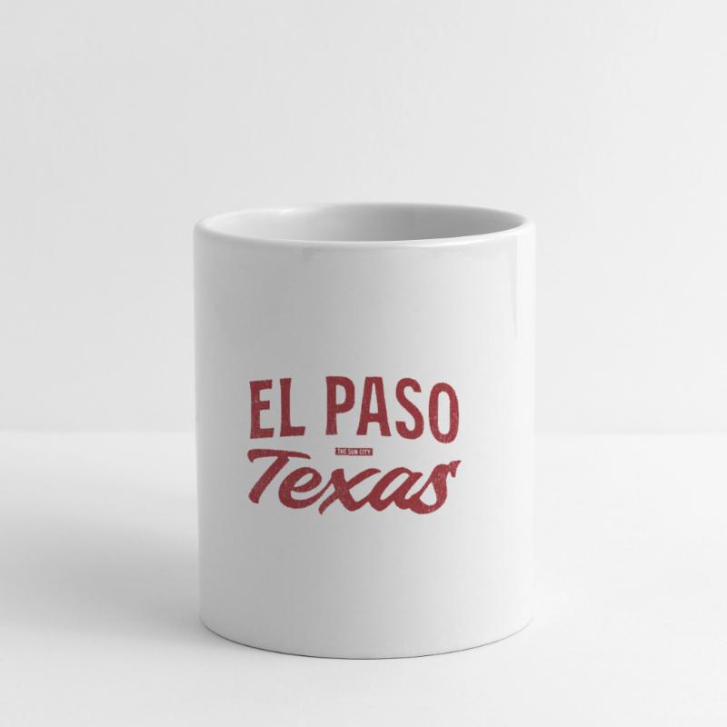 El Paso Texas Retro Script Mug