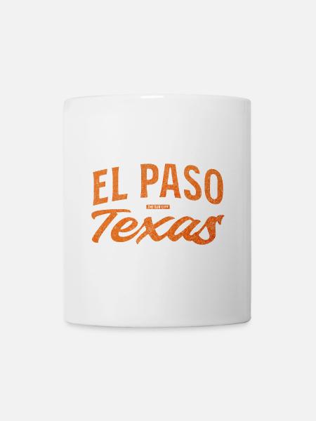 El Paso Texas Script Logo - Tasse - Weiß