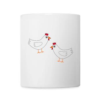Chicken White White Chickens Hens Gift Farmers - Mug - white - Front
