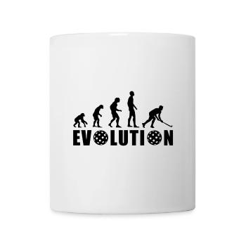 EVOLUTION HOCKEY Hallenhockey WM Meister Geschenk - Tasse - Weiß - Vorne