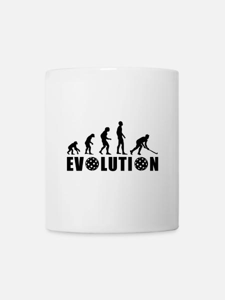 EVOLUTION HOCKEY Hallenhockey WM Meister Geschenk - Tasse - Weiß