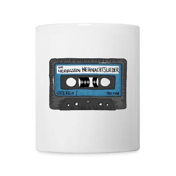 Retro Tape - die nervigsten Weihnachtslieder 90min - Tasse - Weiß - Vorne
