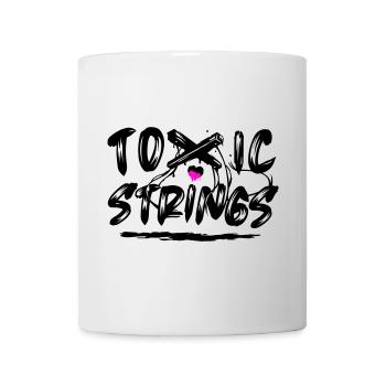 Toxic Strings 2 Farben - Tasse - Weiß - Vorne