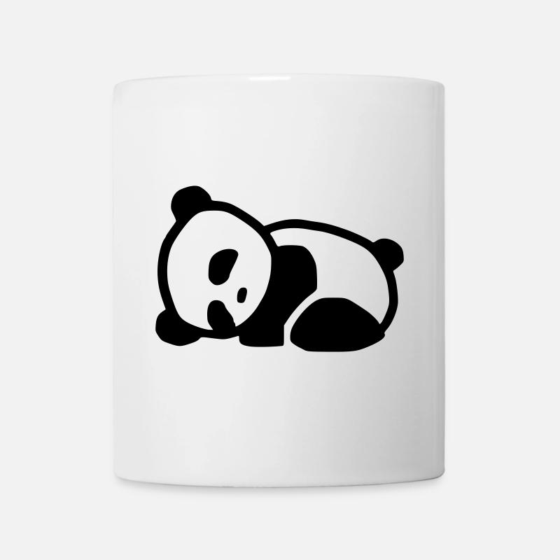 cuddly panda - Mug - white