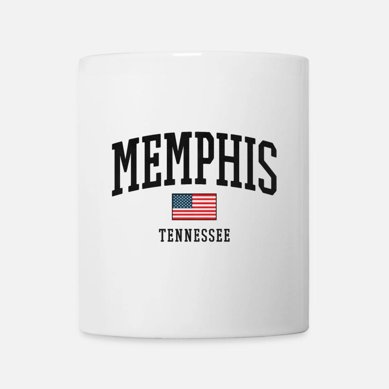 Memphis Arch Flag Tennessee - Tasse - Weiß