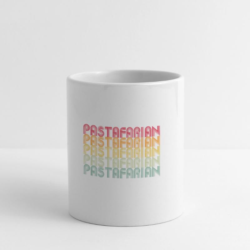 Rainbow Font Stack Pattern Mug