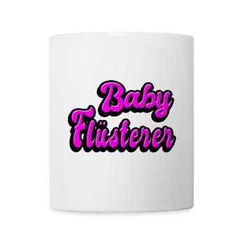 Chuchoteur de bébé - Mug blanc - blanc - Devant