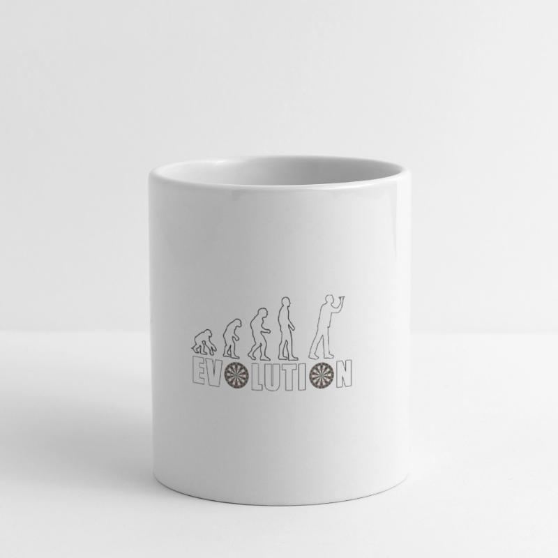 EVOLUTION DARTS Jeu Flèche Jeu de fléchettes Cadeau Mug blanc
