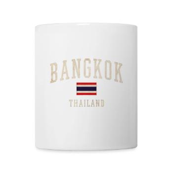 Bangkok Thailand Vintage Logo - Tasse - Weiß - Vorne