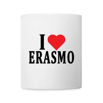 t-shirt I love Erasmus t-shirt gift idea - Mug - white - Front