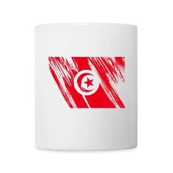 Drapeau de la Tunisie - Mug blanc - blanc - Devant