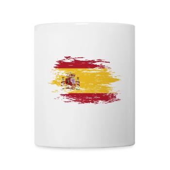 Spanien Flagge used - Tasse - Weiß - Vorne