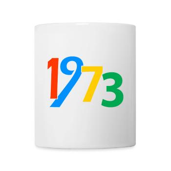 50e anniversaire 1973 50 ans Cadeaux pour hommes Femmes - Mug blanc - blanc - Devant