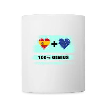 L’Espagne et l’Europe drasent 100% génie - Mug blanc - blanc - Devant
