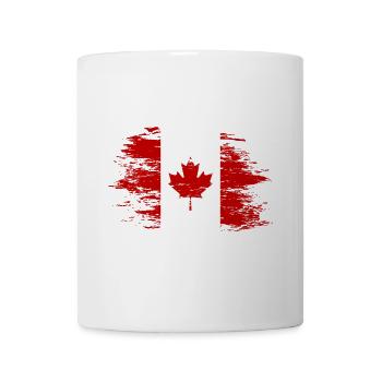 Canada flag used - Mug - white - Front