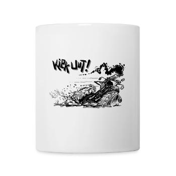 Kiek uut Links - Tasse - Weiß - Vorne