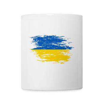 Ukraine flag used - Mug - white - Front