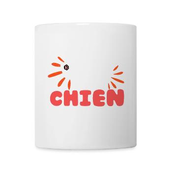 Papa Chien Coloré et Amusant - Mug blanc - blanc - Devant