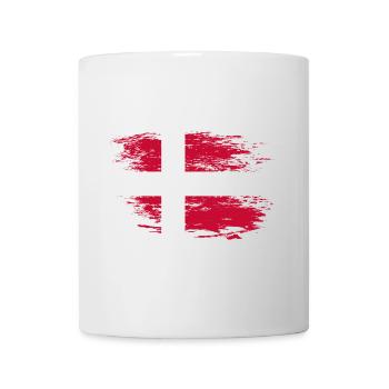 Denmark flag used - Mug - white - Front
